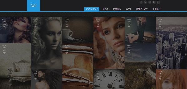Darx - Responsive Dark Portfolio WordPress Theme