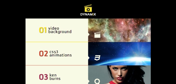 Dynamix Retina Full Screen Background WP Theme