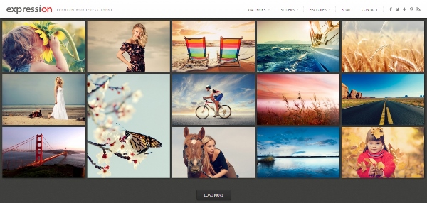 Expression Photography Responsive WordPress Theme