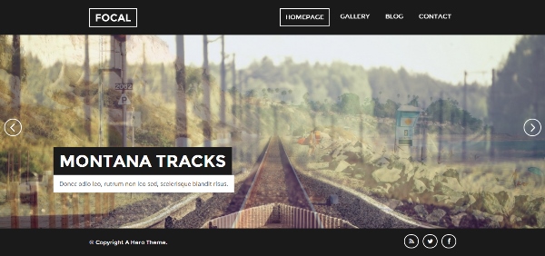 Focal - A Responsive Photography Theme