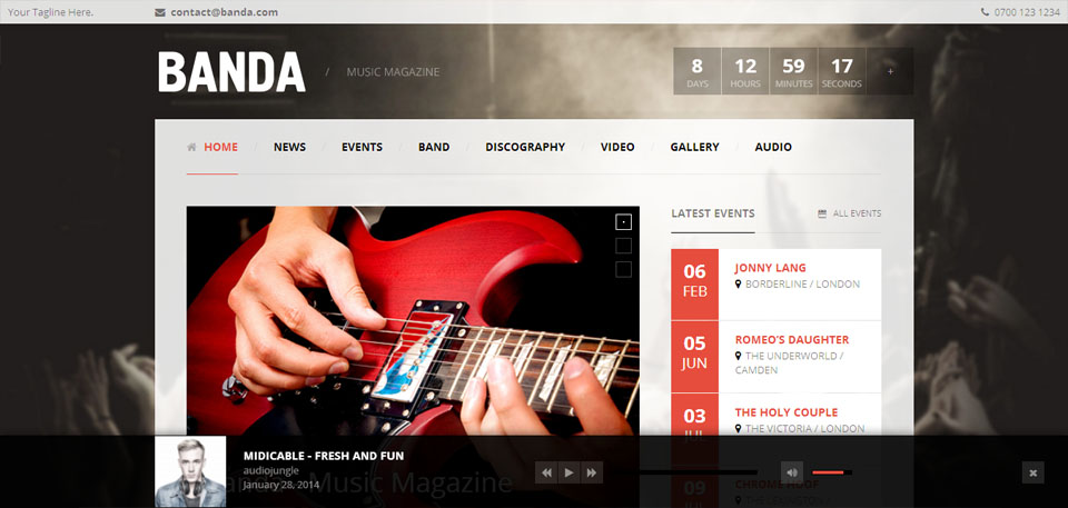 Banda - WordPress Music Magazine