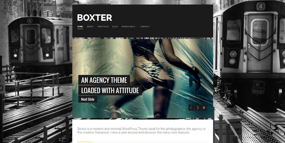 Boxter - Creative Responsive WordPress Theme