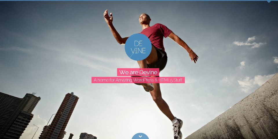 Devine – Responsive One Page WP Theme