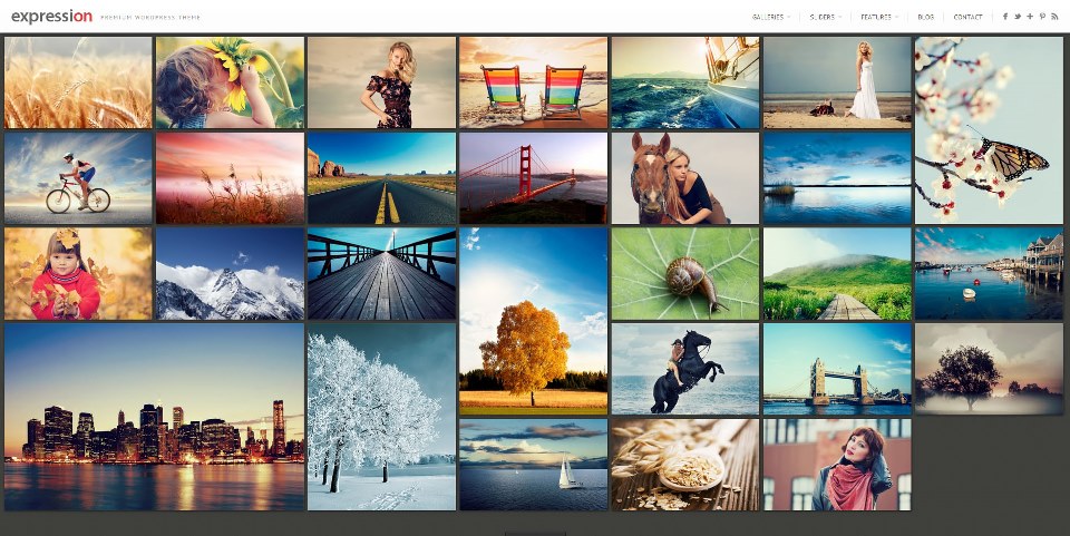 Expression Photography Responsive WordPress Theme