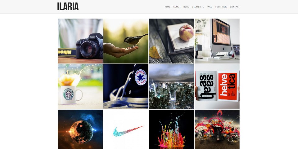 Ilaria Premium WordPress Theme Photography