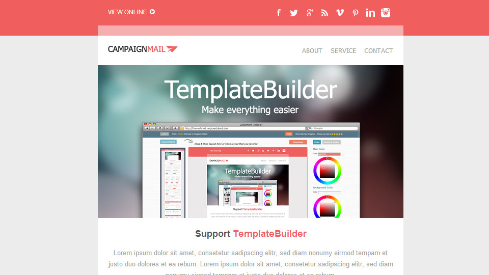CampaignMail - Responsive E-mail Template