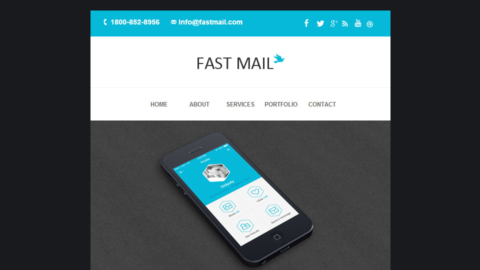 Fast Mail- Responsive E-mail Template