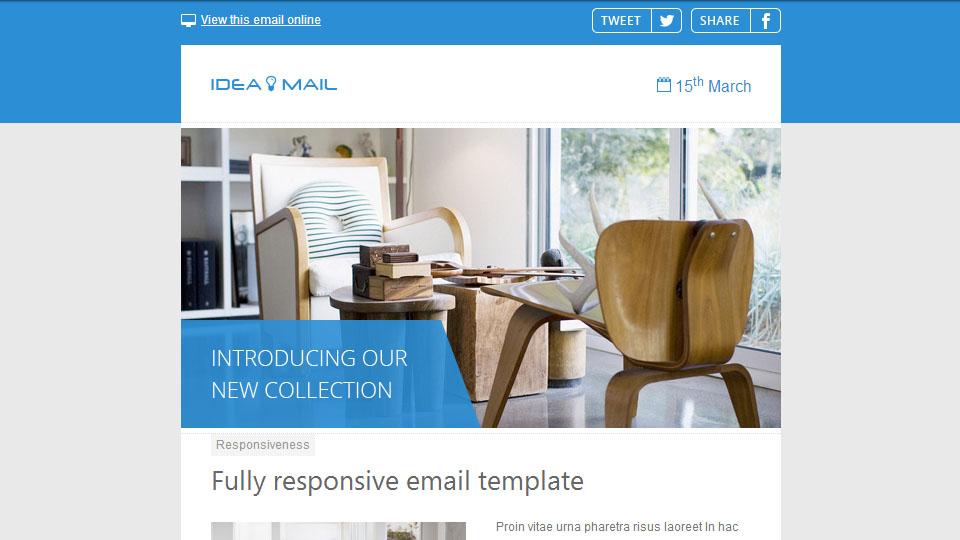Idea Mail - Minimal & Responsive Email Template
