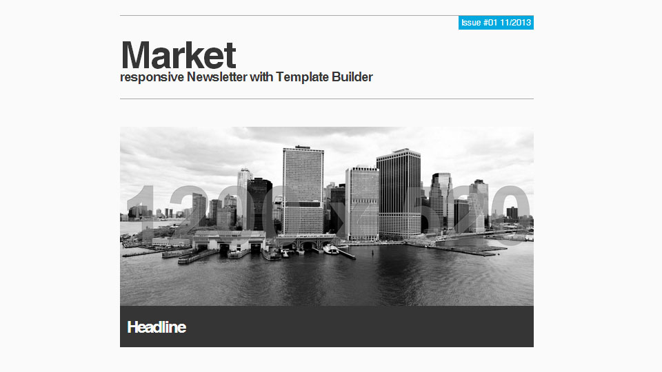 Market - Responsive Newsletter with Template Builder