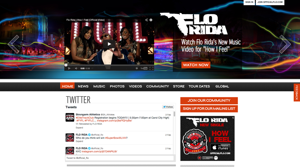 flo-rida-wordpress-homepage