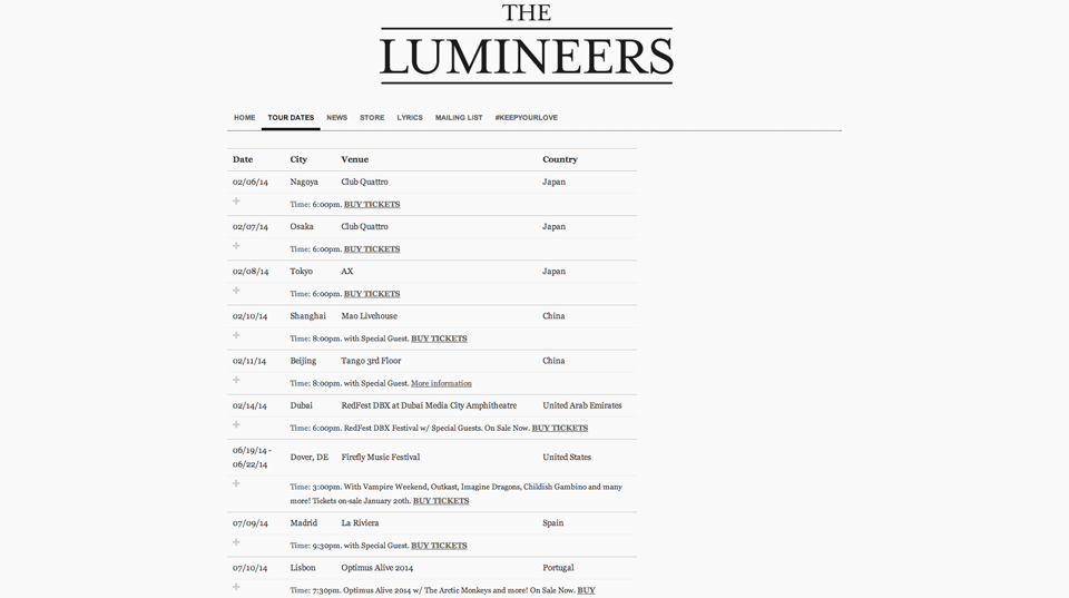 thelumineers-wordpress-tour