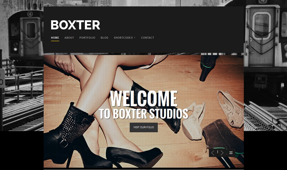Boxter WordPress Theme Demo Light - Just another WordPress site
