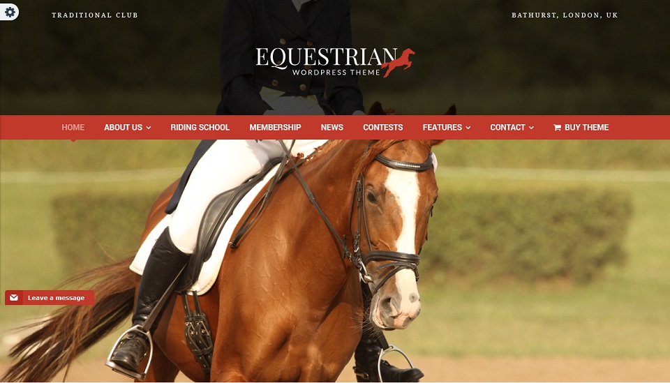 Equestrian - Premium WordPress Theme - Equestrian