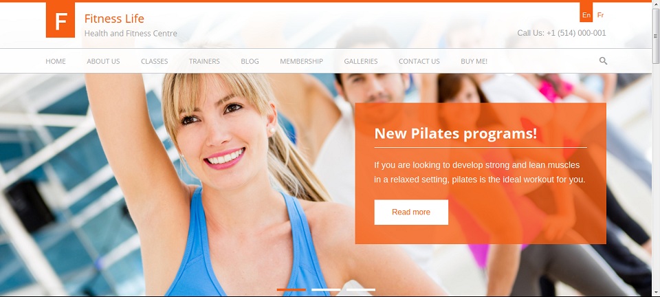 Fitness Life - Gym-Fitness WordPress Theme Preview - ThemeForest