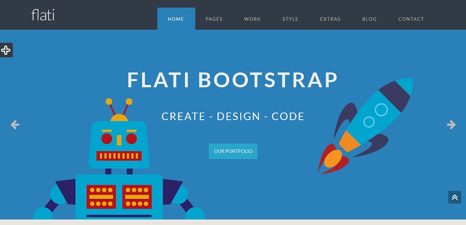 Flati – Responsive Flat Boostrap Theme