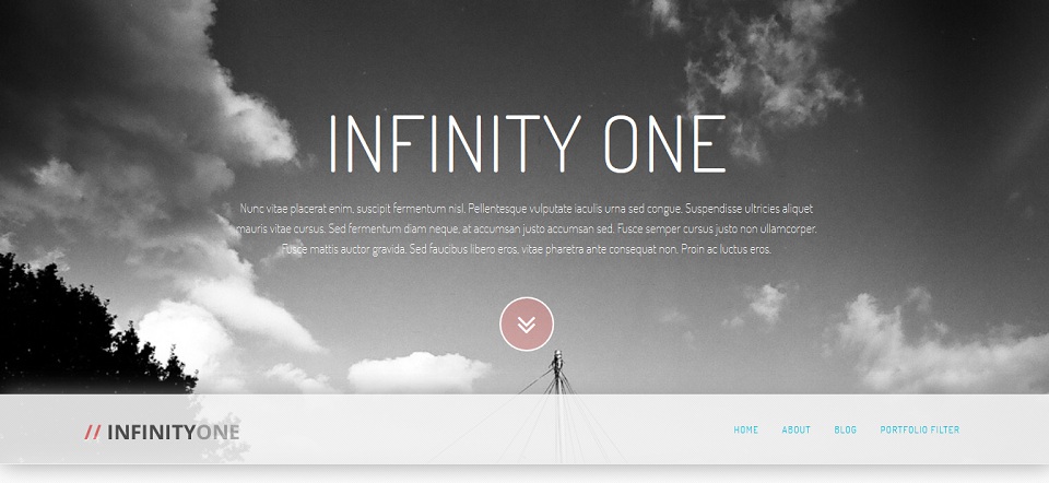 Infinity One  - WordPress theme